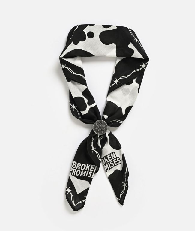 Broken Promises Chivalry Black & White Bandana Necklace - Broken Promises
