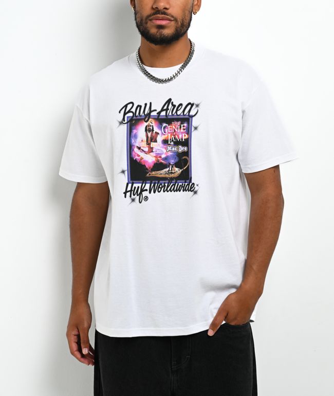 HUF x Mac Dre Thizz For Life White T-Shirt - HUF