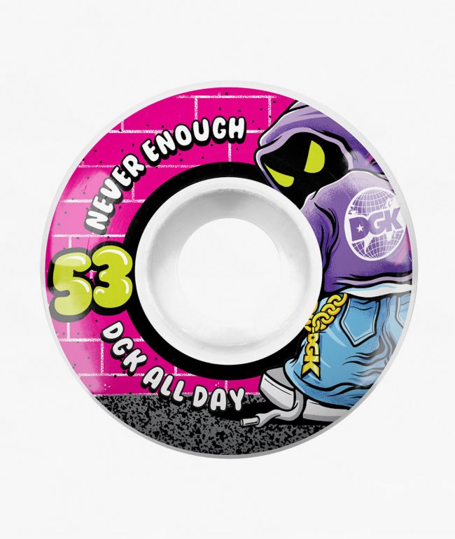 DGK Throwie 53mm 101a Skateboard Wheels - DGK