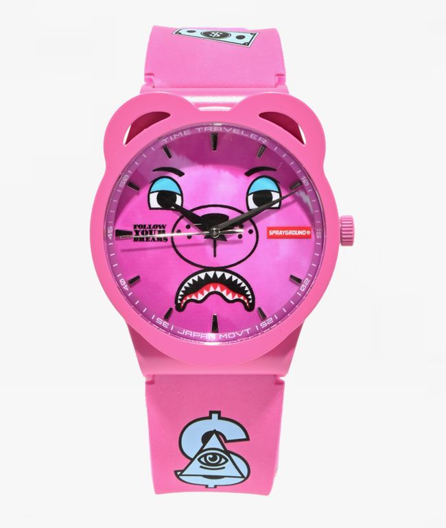 Sprayground Pink Analog Watch - Sprayground