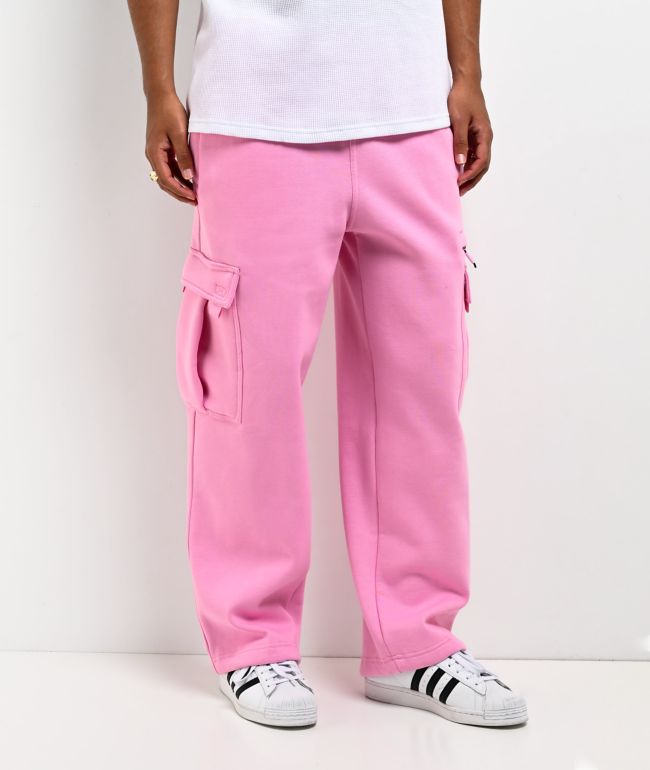 Pro Club Pink Heavyweight Cargo Sweatpants - Pro Club