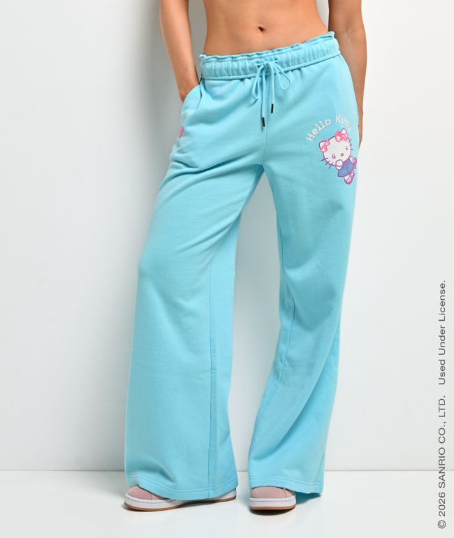 Hello Kitty® and Friends | A.LAB Hello Kitty® Digital Dream Blue Sweatpants - Hello Kitty And Friends