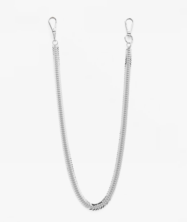 Vitriol Fossil 24" Silver Pocket Chain - Vitriol