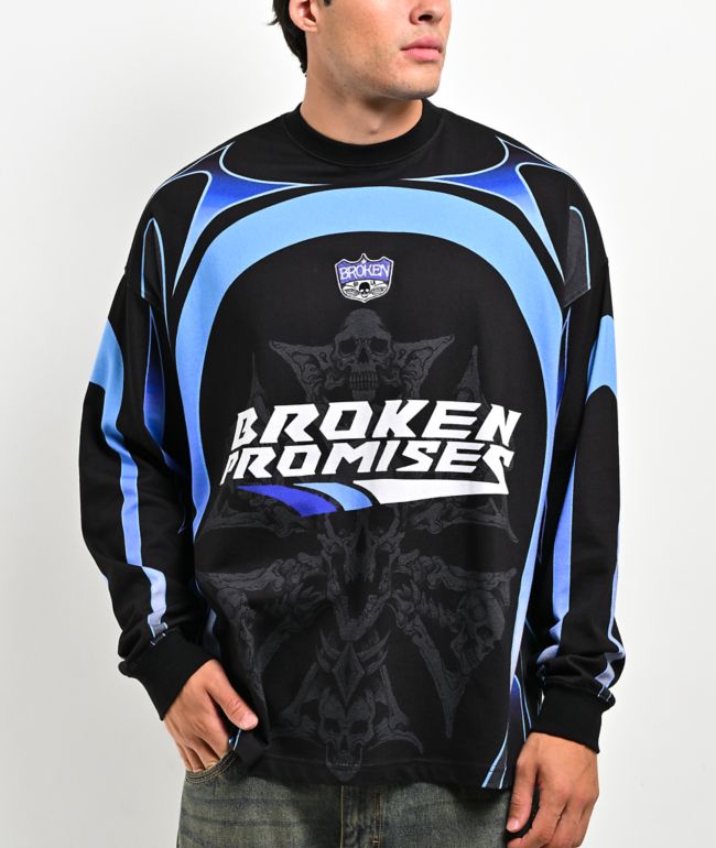 Broken Promises Death Race Black Long Sleeve T-Shirt - Broken Promises
