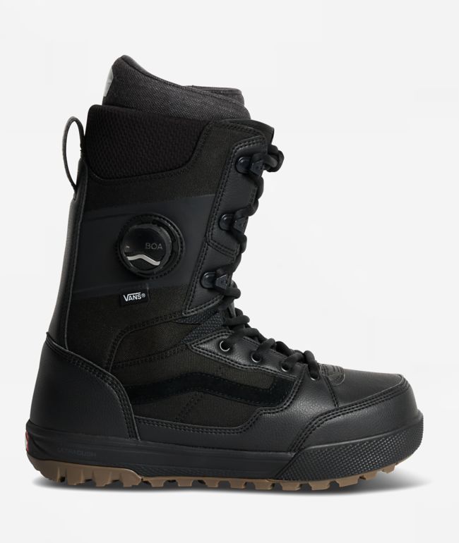 Vans Invado Pro Black & Gum Snowboard Boots 2027 - Vans