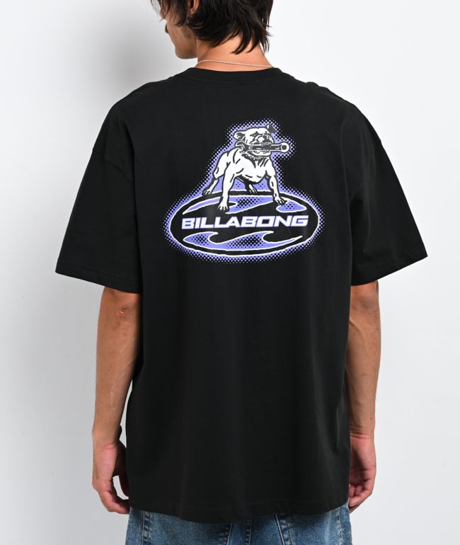 Billabong Bad Dog WIP Black T-Shirt - Billabong