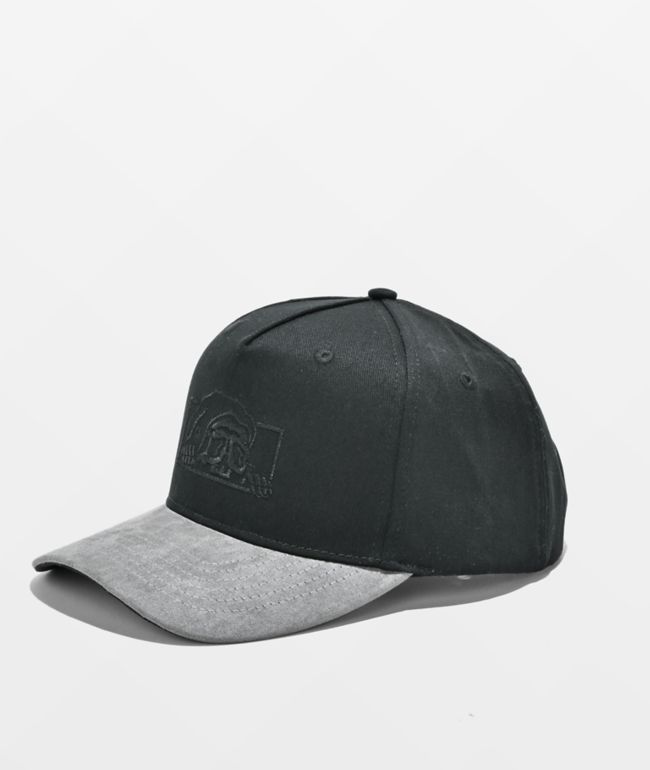 Lurking Class by Sketchy Tank Box Logo Tonal Black Snapback Hat - Lurking Class by Sketchy Tank
