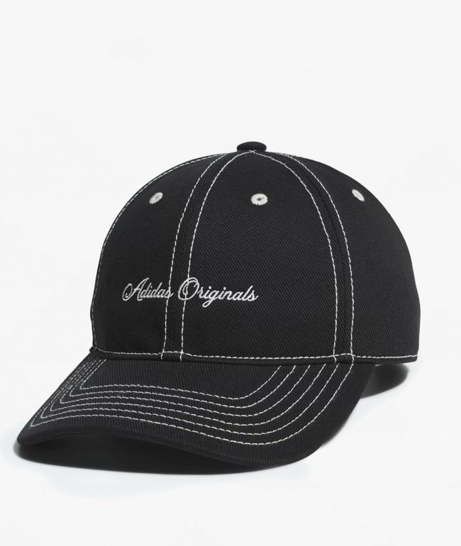 adidas Originals Signature Black Strapback Hat - adidas