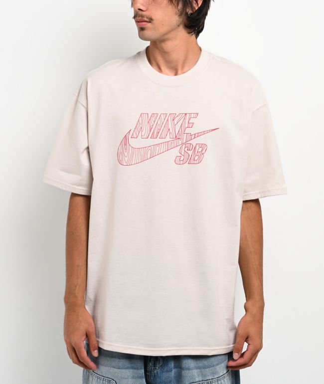 Nike SB Fill Beige T-Shirt - Nike