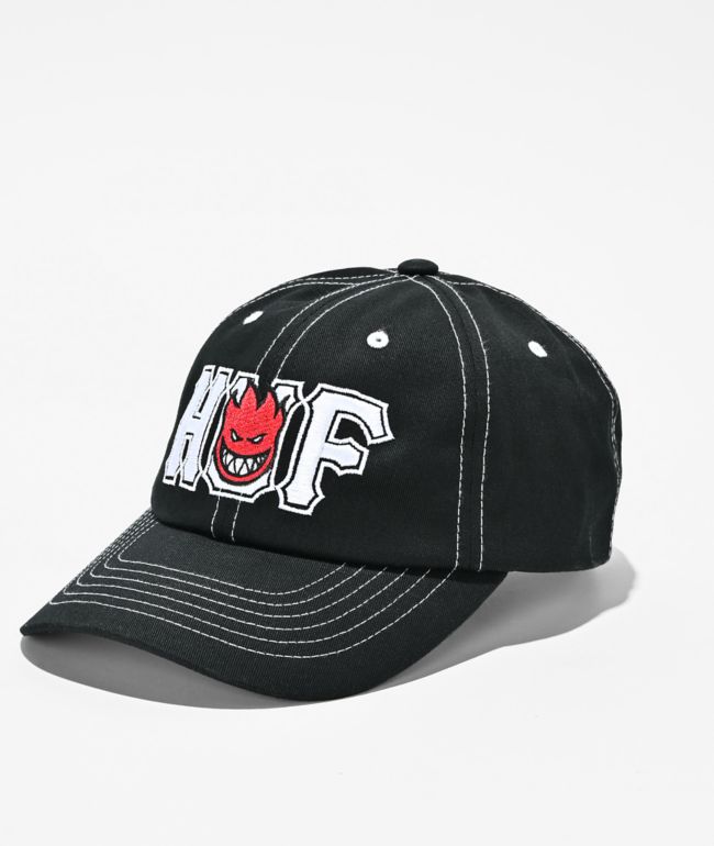HUF x Spitfire Union Black Snapback Hat - HUF