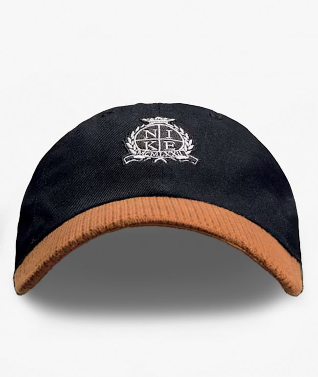 Nike Club Waffle Bill Black & Brown Strapback Hat - Nike