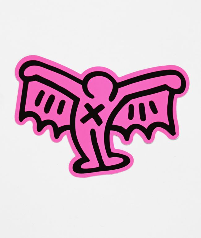Apply x Keith Haring Pink Pop Shop Devil Sticker - Apply Stickers