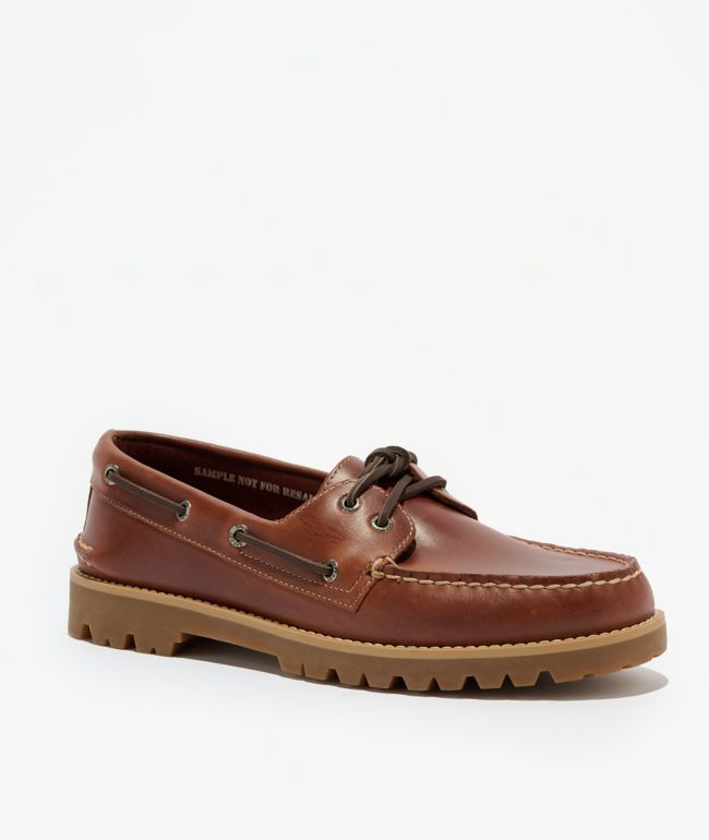 Sperry Authentic Original™ 2-Eye Lug Rich Mahogony Brown Boat Shoes - Sperry