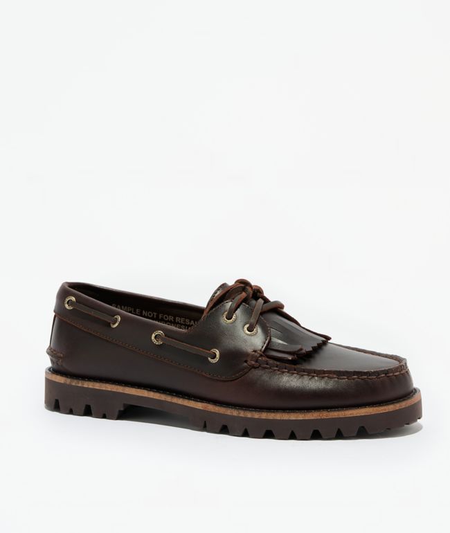 Sperry Kiltie Lug Amaretto Boat Shoes - Sperry