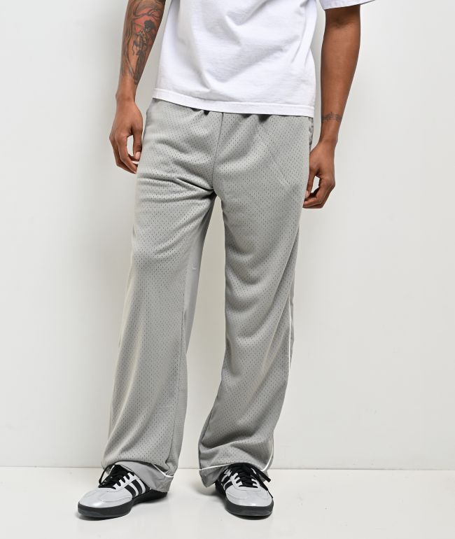 Shaka Wear Super Mesh Grey Track Pants - Shaka Wear
