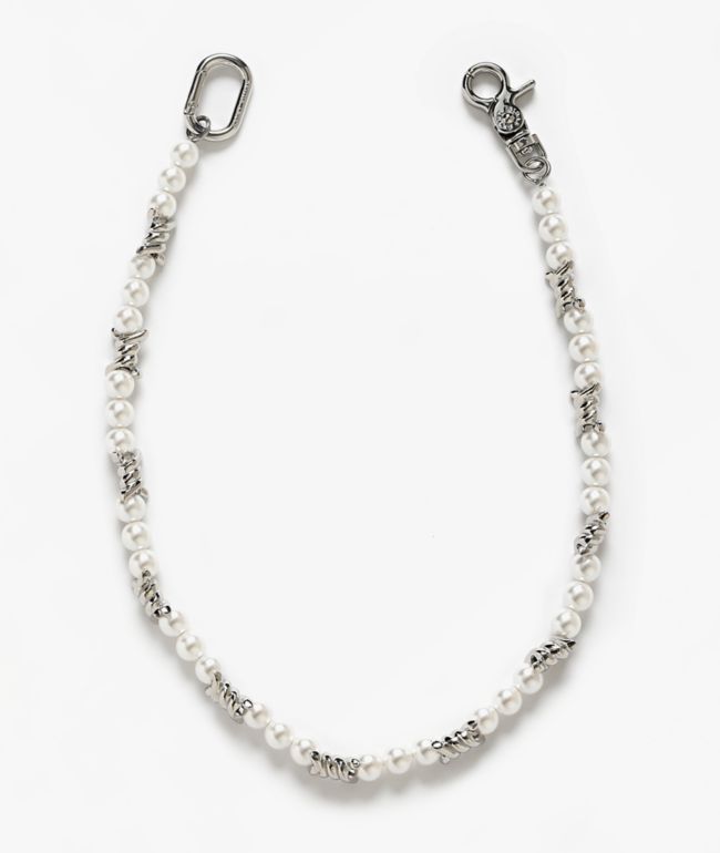 Saint Midas Barbed Pearl Pocket Chain - Saint Midas