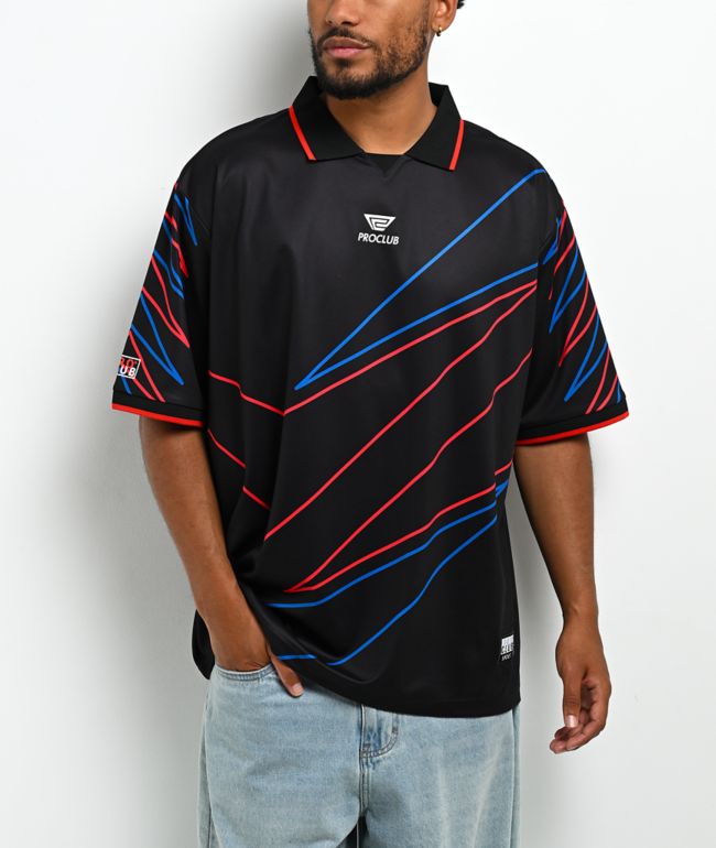 Pro Club USA Black Soccer Jersey - Pro Club