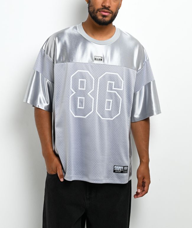 Pro Club Silver Heavyweight Football Jersey - Pro Club