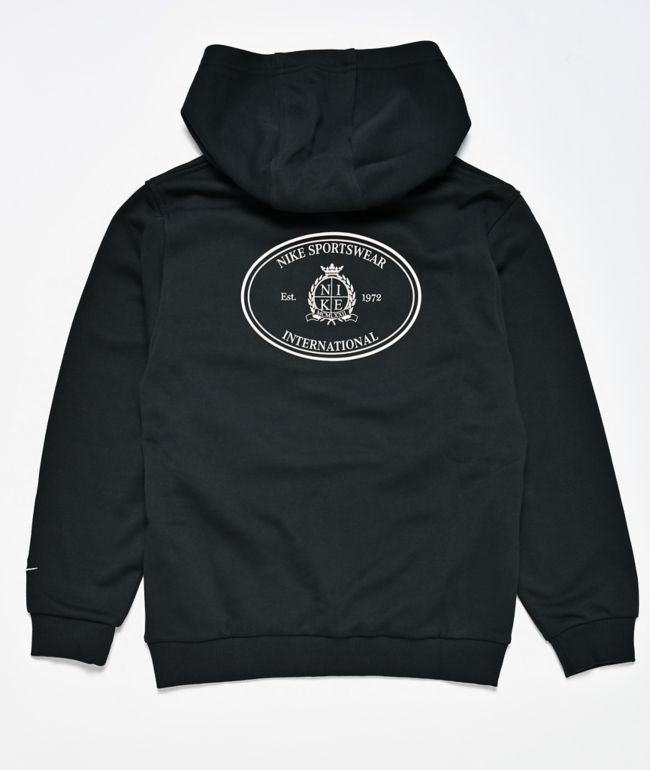 Nike Kids French Terry Black Hoodie - Nike