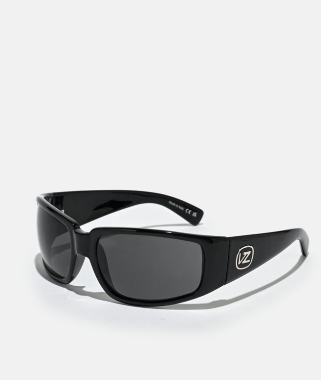 VONZIPPER Rewind Papa G Black Gloss & Grey Sunglasses - Von Zipper