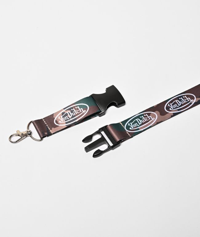 Von Dutch TM Logo Camo Lanyard - Von Dutch