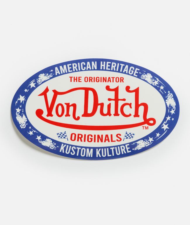 Von Dutch American Heritage Sticker - Von Dutch
