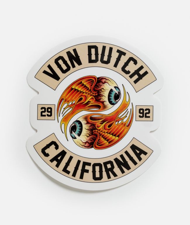 Von Dutch Patchwork Sticker - Von Dutch