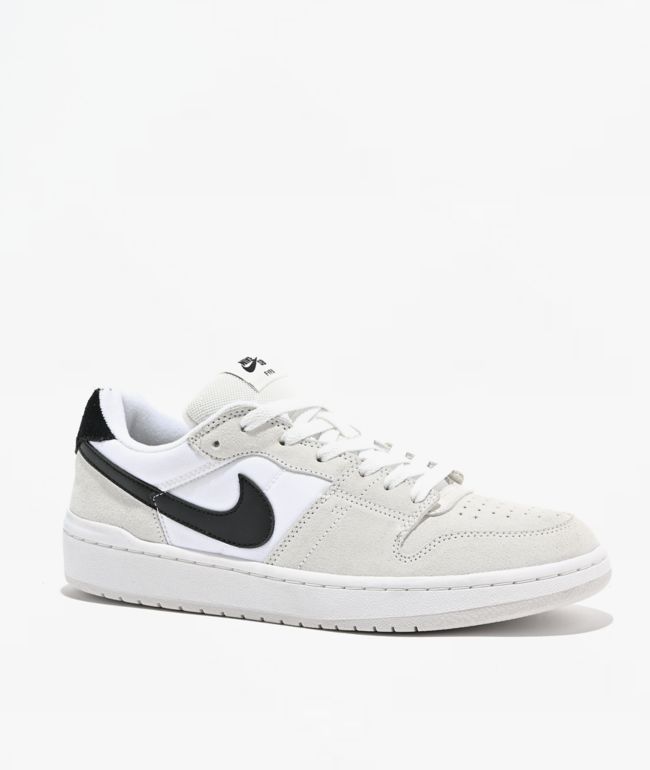 Nike SB Code 58 White & Black Skate Shoes - Nike