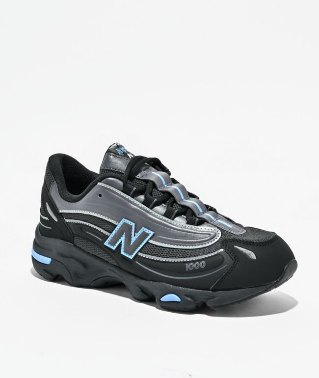 New Balance Lifestyle Kids 1000 Lace Black & Blue Shoes - New Balance