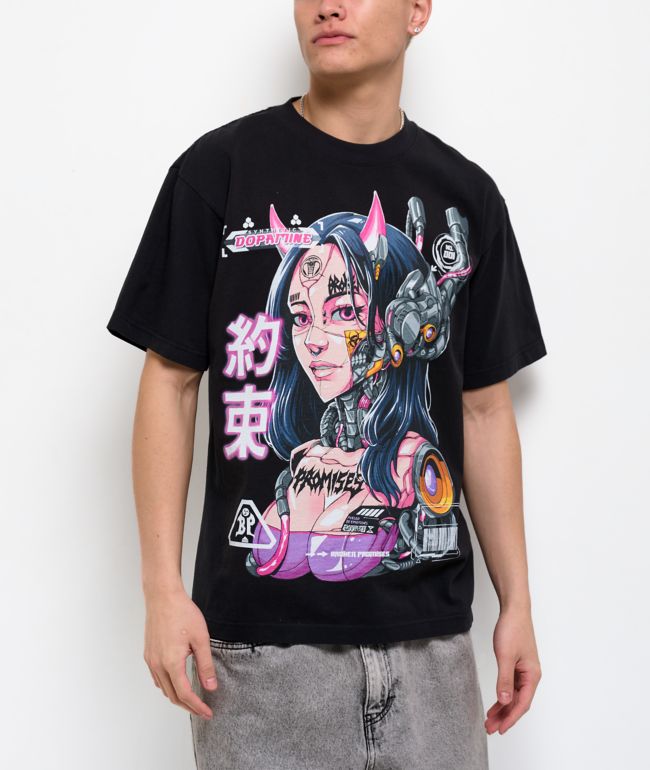 Broken Promises Artificial Euphoria Black T-Shirt | Zumiez