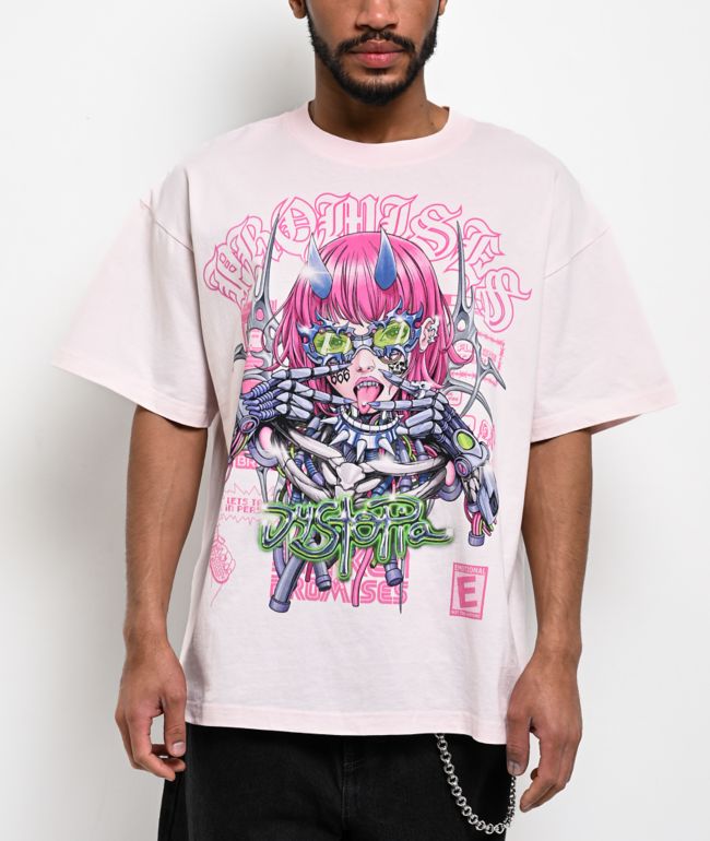 Broken Promises Dystopia Pink T-Shirt - Broken Promises