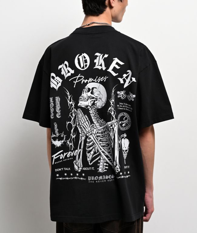 Broken Promises Shadow Within Black T-Shirt