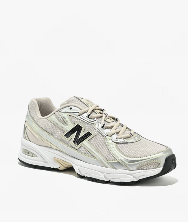 New Balance Lifestyle 740 Timberwolf & Black Shoes - New Balance