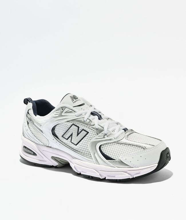 New Balance Lifestyle 530 White & Natural Indigo Shoes - New Balance