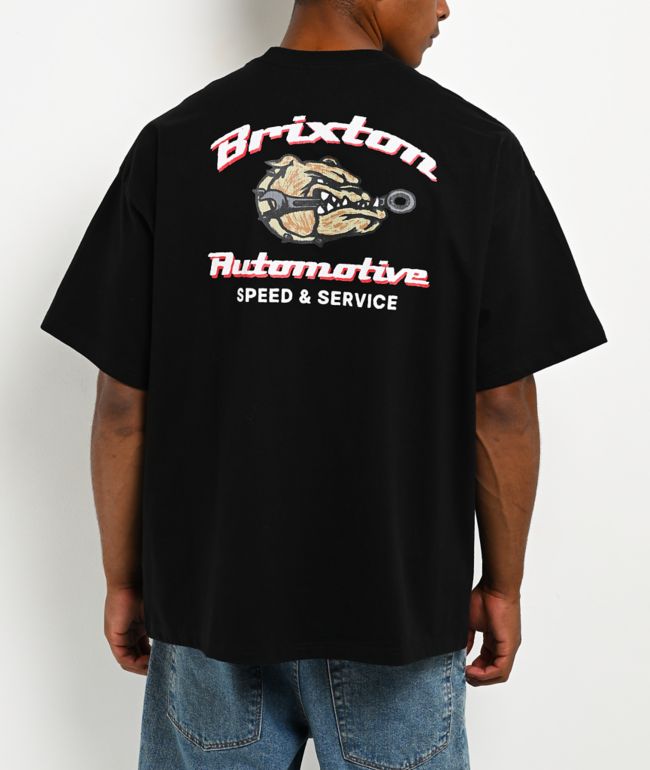 Brixton Brewster Black Heavyweight T-Shirt - Brixton