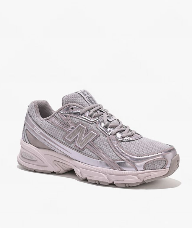 New Balance Lifestyle 740 Horizon Grey & Truffle Metallic Shoes - New Balance