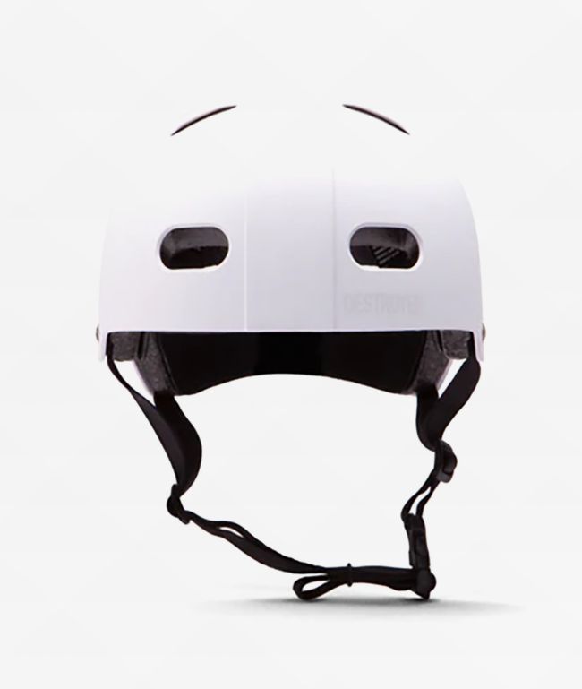 Destroyer DH-1 CPSC White Skateboard Helmet - Destroyer Helmets