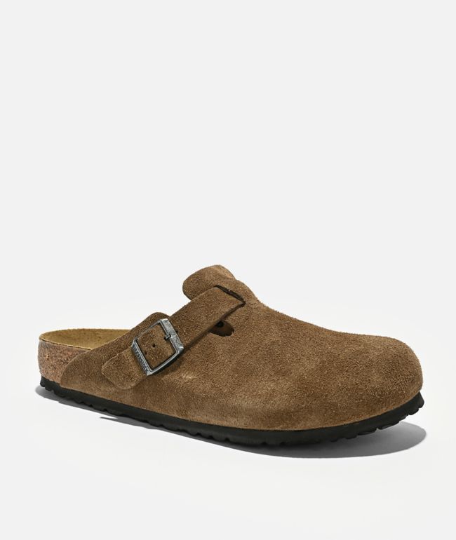 Birkenstock Boston Dark Tea Clogs - Birkenstock