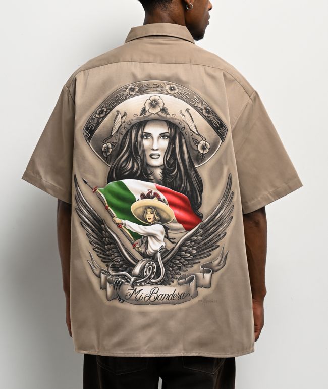 DGA Mi Bandera Khaki Work Shirt - DGA