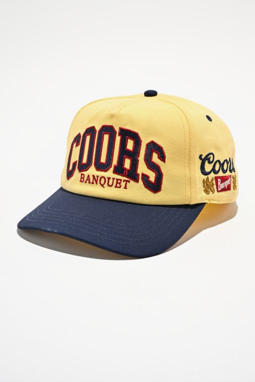 American Needle x Coors Roscoe Lemon Ice Yellow Snapback Hat - American Needle