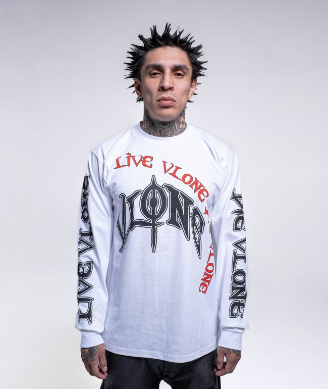 VLONE Omen White Long Sleeve T-Shirt - VLONE