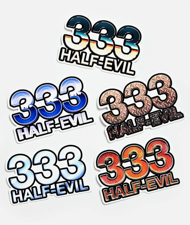 HALF EVIL Sticker Pack - Half Evil