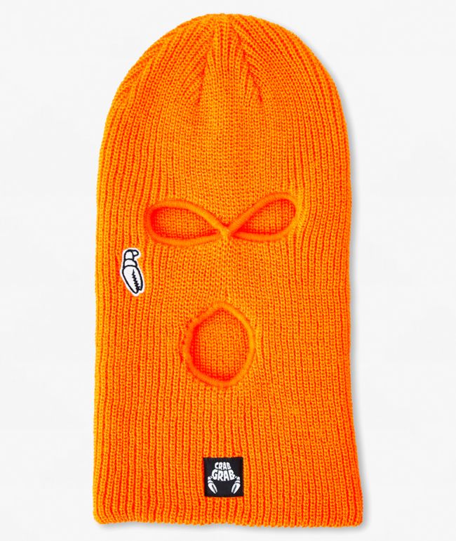 Crab Grab Goon Mask Orange Balaclava - Crab Grab