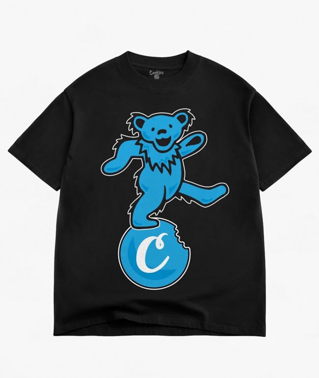 Cookies x Grateful Dead Balancing Bear Black T-Shirt - Cookies Clothing