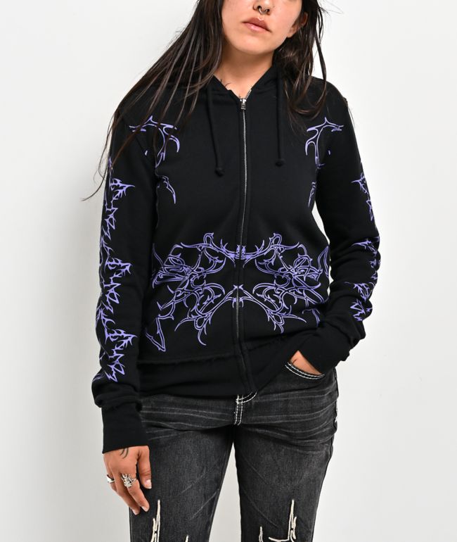 Vitriol Logan Black Zip Hoodie - Vitriol