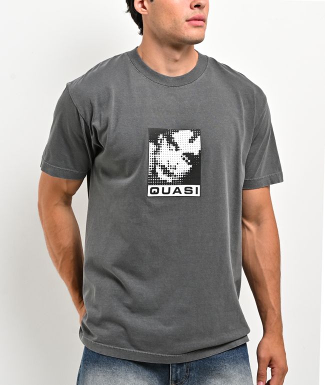 Quasi Glam Grey Wash T-Shirt - Quasi