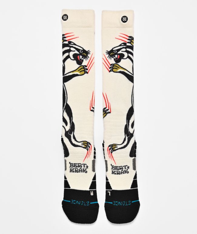 Stance x Bert Krak Battle Cream Poly Snow Socks - Stance