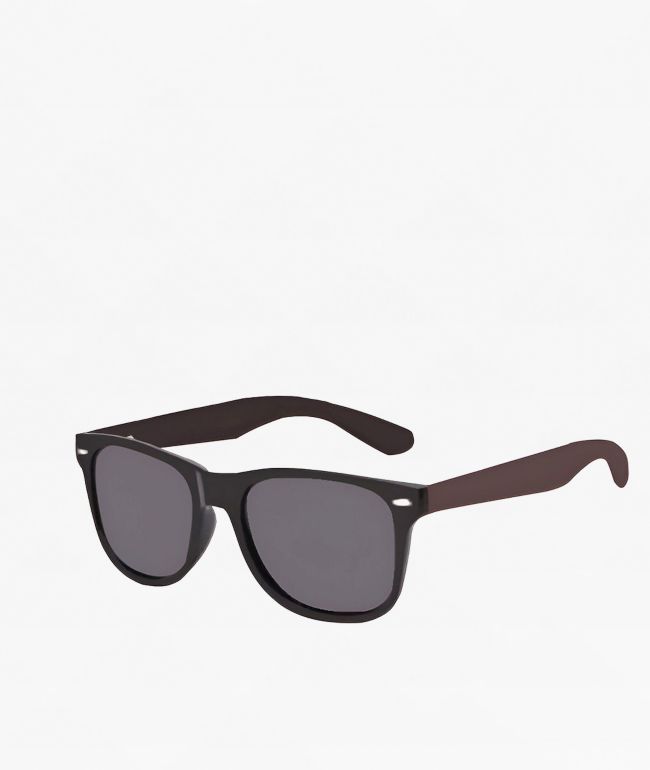 Maple Eyewear Dunes Black & Brown Polarized Sunglasses - Maple Eyewear