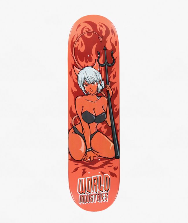 World Industries Anime Devil Girl 8.25" Skateboard Deck - World Industries