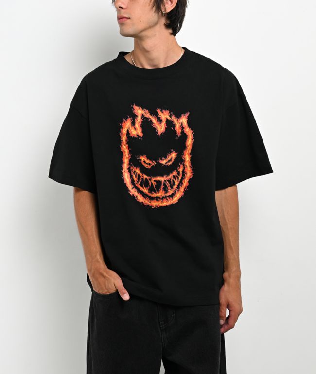 Spitfire Charred Remains Black T-Shirt - Spitfire